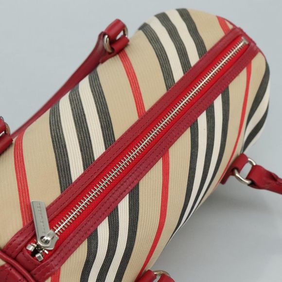 Burberry Nova Check Beige Canvas Handbag (Pre-Owned) - Picture 13 of 16